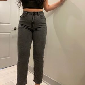 Black American Eagle Curvy Jeans